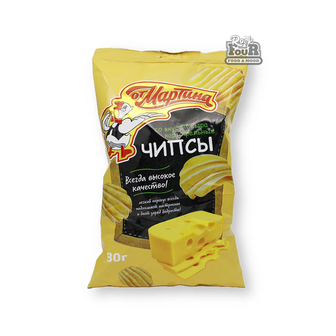 Potato chips with cheese flavor "Ot Martina" 80g